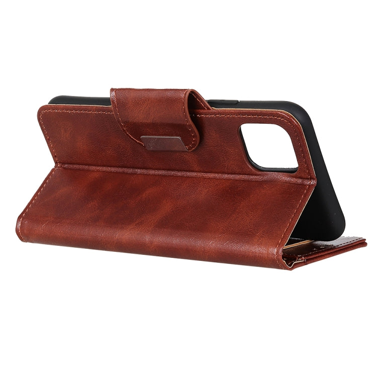 For iPhone 12 mini Crazy Horse Texture Horizontal Flip Leather Case with Holder & 6-Card Slots & Wallet