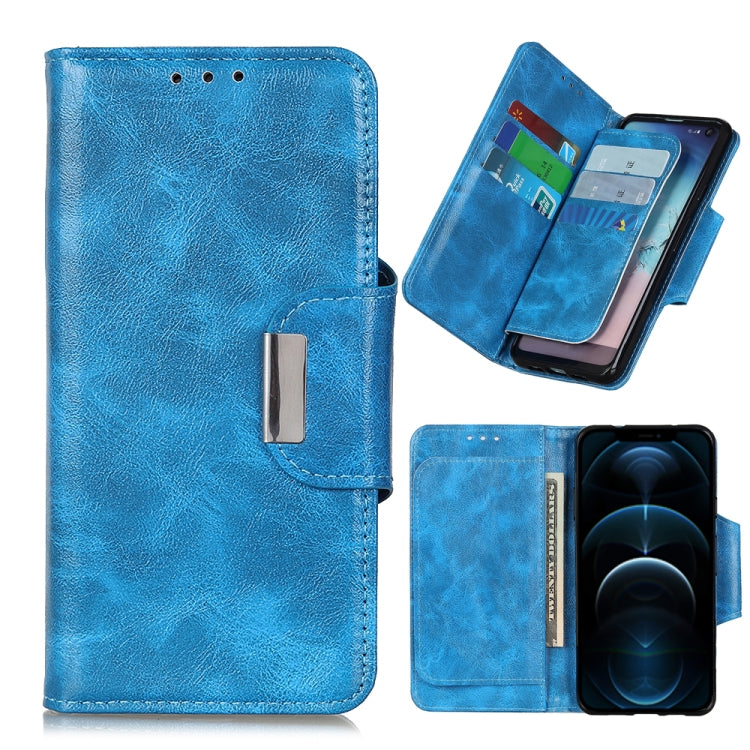 For iPhone 12 Pro Max Crazy Horse Texture Horizontal Flip Leather Case with Holder & 6-Card Slots & Wallet