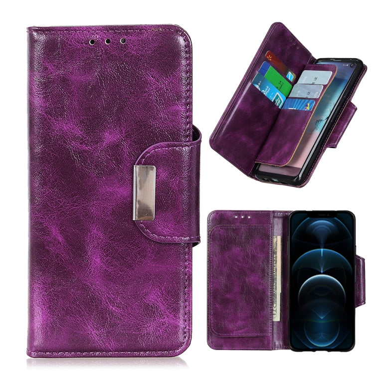 For iPhone 12 Pro Max Crazy Horse Texture Horizontal Flip Leather Case with Holder & 6-Card Slots & Wallet