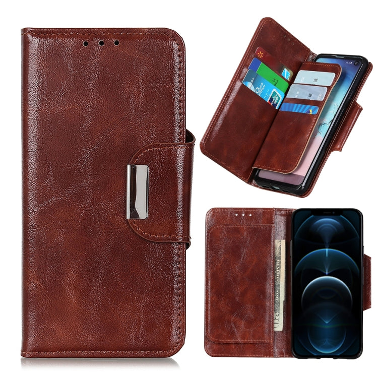 For iPhone 12 Pro Max Crazy Horse Texture Horizontal Flip Leather Case with Holder & 6-Card Slots & Wallet
