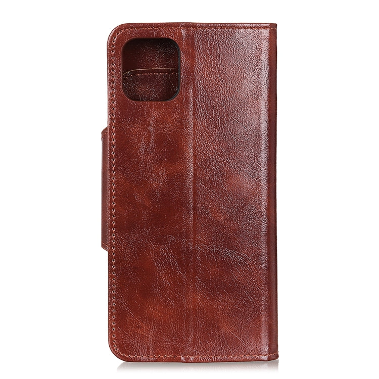 For iPhone 12 Pro Max Crazy Horse Texture Horizontal Flip Leather Case with Holder & 6-Card Slots & Wallet