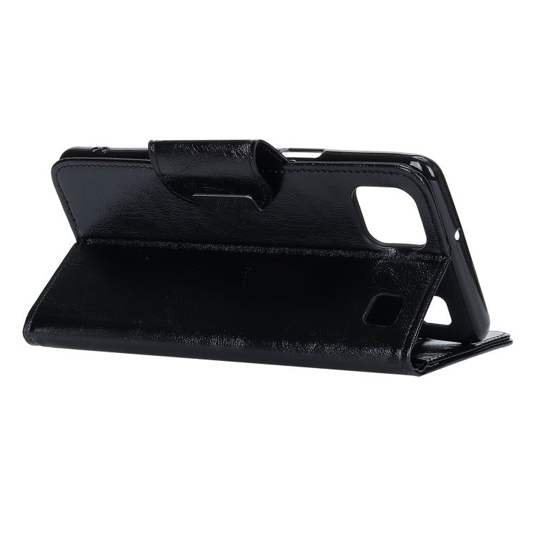 For LG K92 Crazy Horse Texture Horizontal Flip Leather Case with Holder & 6-Card Slots & Wallet