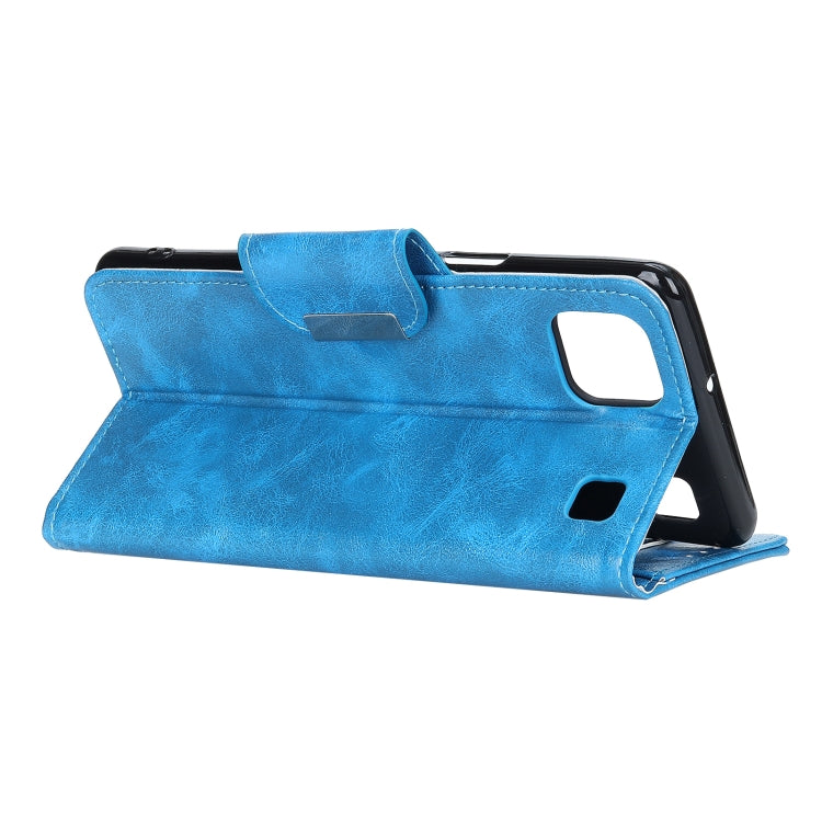 For LG K92 Crazy Horse Texture Horizontal Flip Leather Case with Holder & 6-Card Slots & Wallet