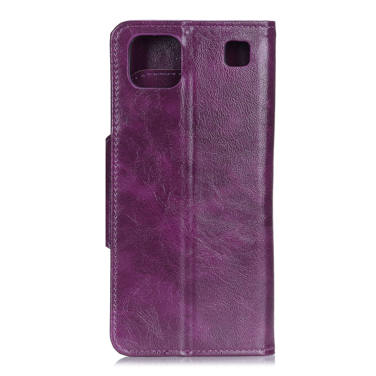 For LG K92 Crazy Horse Texture Horizontal Flip Leather Case with Holder & 6-Card Slots & Wallet