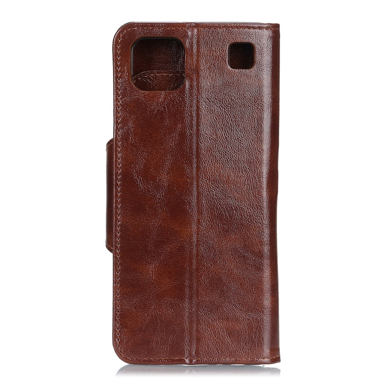 For LG K92 Crazy Horse Texture Horizontal Flip Leather Case with Holder & 6-Card Slots & Wallet