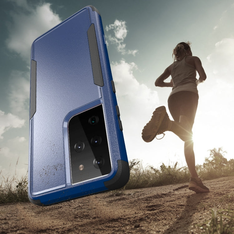 For Samsung Galaxy S21 Ultra 5G TPU + PC Shockproof Protective Case