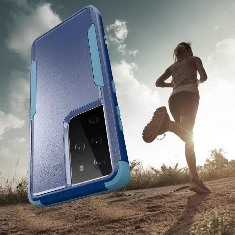 For Samsung Galaxy S21 Ultra 5G TPU + PC Shockproof Protective Case