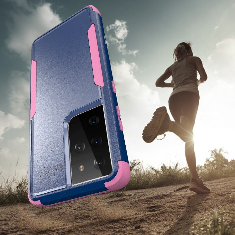 For Samsung Galaxy S21 Ultra 5G TPU + PC Shockproof Protective Case
