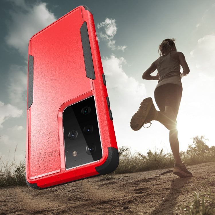 For Samsung Galaxy S21 Ultra 5G TPU + PC Shockproof Protective Case