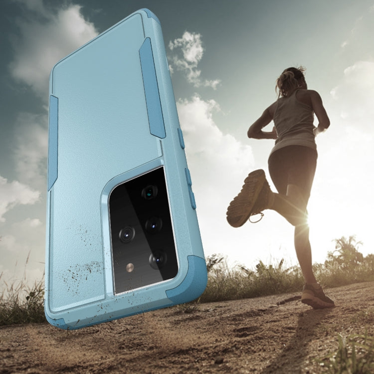 For Samsung Galaxy S21 Ultra 5G TPU + PC Shockproof Protective Case