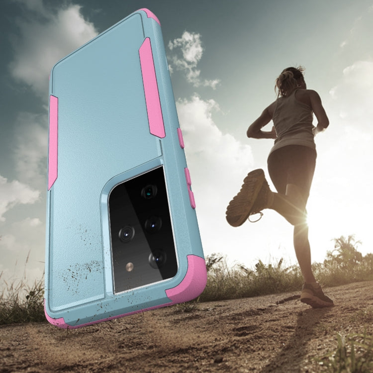 For Samsung Galaxy S21 Ultra 5G TPU + PC Shockproof Protective Case