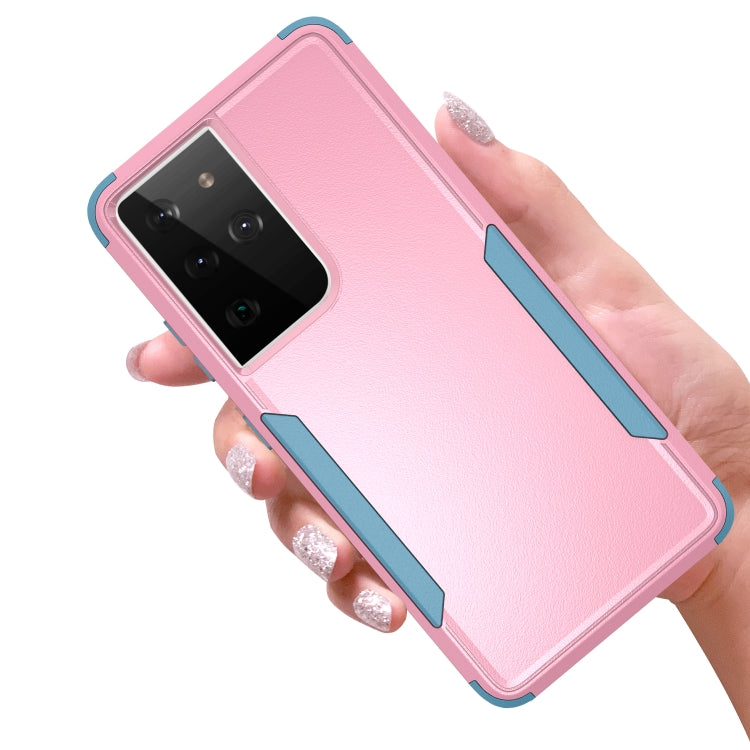 For Samsung Galaxy S21 Ultra 5G TPU + PC Shockproof Protective Case