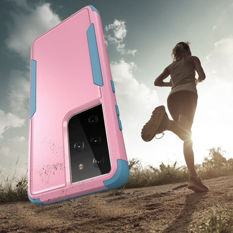 For Samsung Galaxy S21 Ultra 5G TPU + PC Shockproof Protective Case