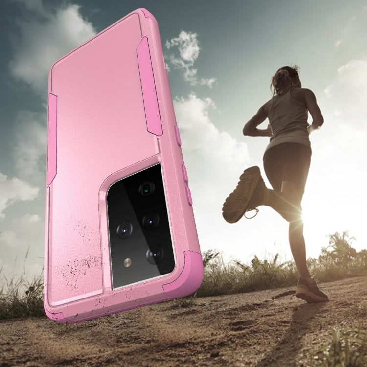 For Samsung Galaxy S21 Ultra 5G TPU + PC Shockproof Protective Case