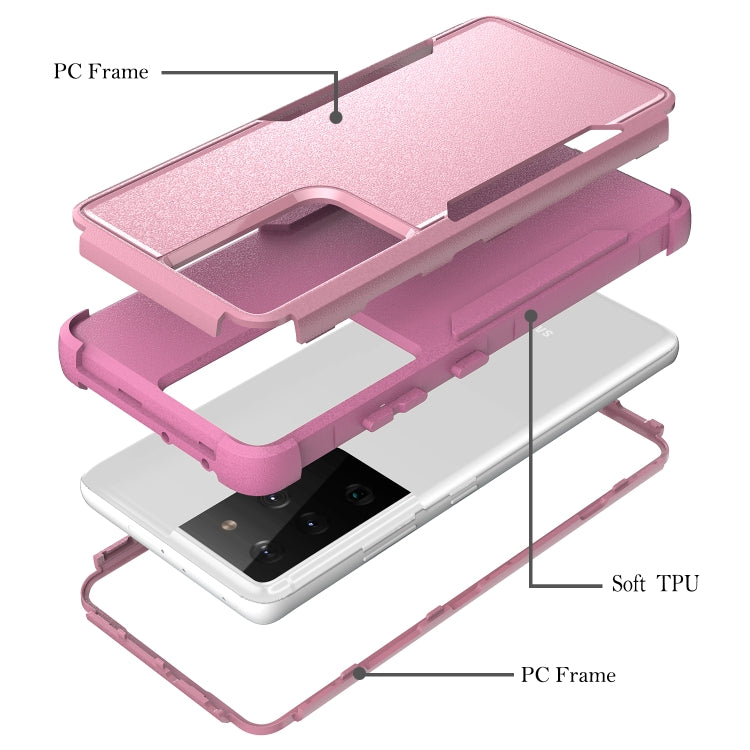 For Samsung Galaxy S21 Ultra 5G TPU + PC Shockproof Protective Case