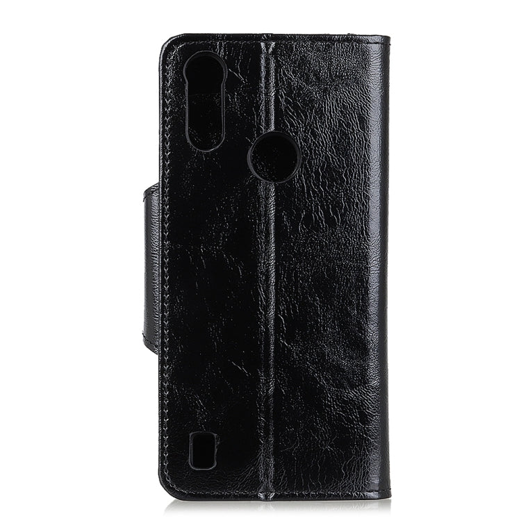 For Motorola Moto E6s 2020 Crazy Horse Texture Horizontal Flip Leather Case with Holder & 6-Card Slots & Wallet