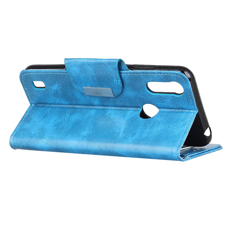 For Motorola Moto E6s 2020 Crazy Horse Texture Horizontal Flip Leather Case with Holder & 6-Card Slots & Wallet