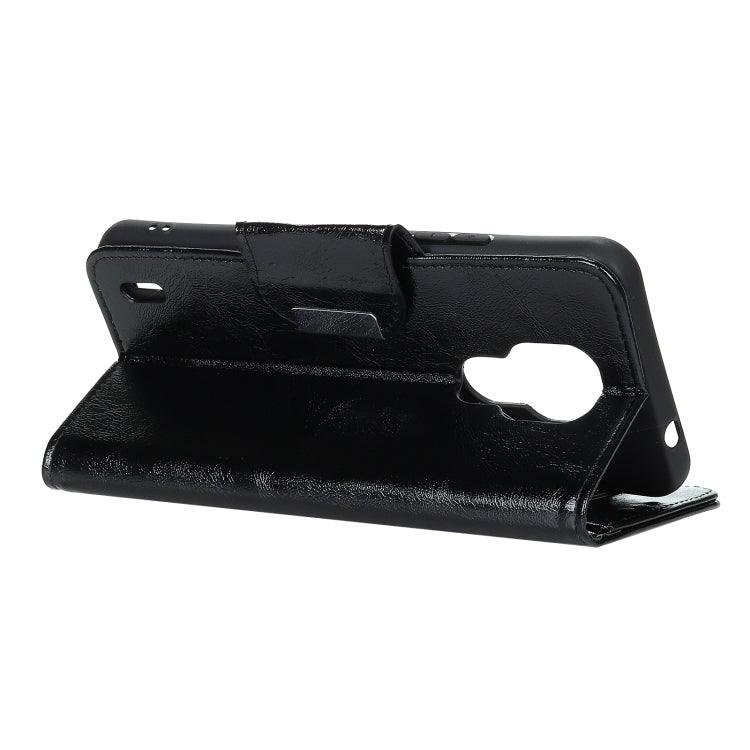 For Motorola Moto E7 2020 Crazy Horse Texture Horizontal Flip Leather Case with Holder & 6-Card Slots & Wallet