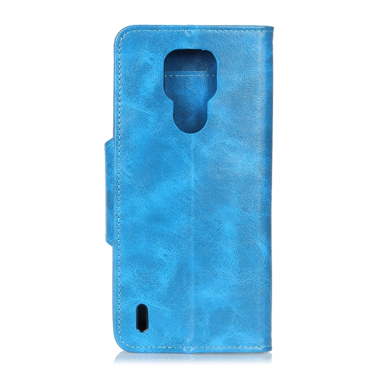 For Motorola Moto E7 2020 Crazy Horse Texture Horizontal Flip Leather Case with Holder & 6-Card Slots & Wallet