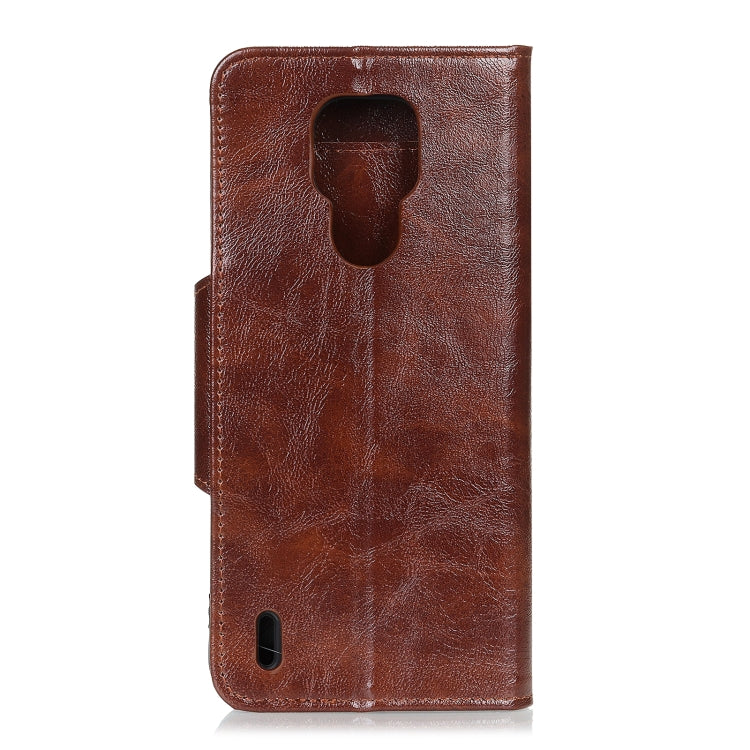 For Motorola Moto E7 2020 Crazy Horse Texture Horizontal Flip Leather Case with Holder & 6-Card Slots & Wallet