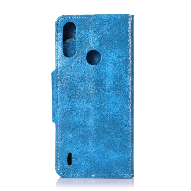 For Motorola Moto E7 Power 2021 Crazy Horse Texture Horizontal Flip Leather Case with Holder & 6-Card Slots & Wallet