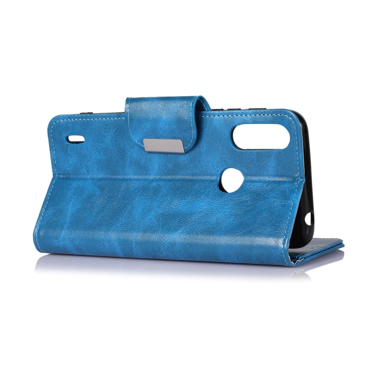 For Motorola Moto E7 Power 2021 Crazy Horse Texture Horizontal Flip Leather Case with Holder & 6-Card Slots & Wallet