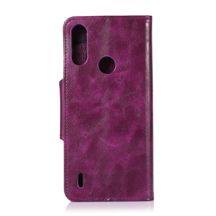 For Motorola Moto E7 Power 2021 Crazy Horse Texture Horizontal Flip Leather Case with Holder & 6-Card Slots & Wallet