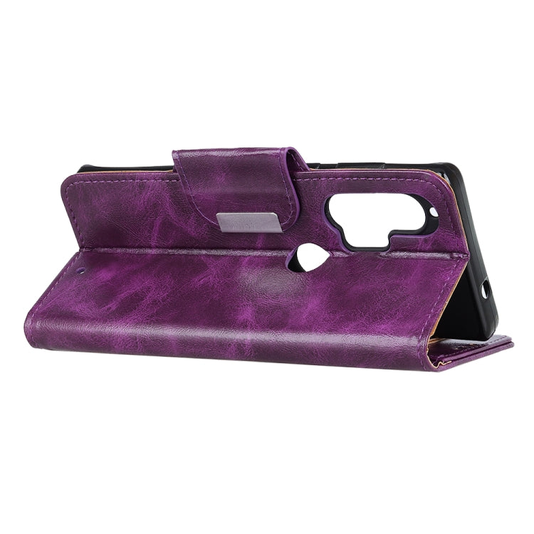 For Motorola Edge Plus Crazy Horse Texture Horizontal Flip Leather Case with Holder & 6-Card Slots & Wallet