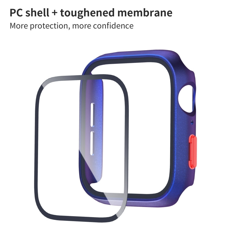 For Apple Watch Series 3 & 2 & 1 42mm Chameleon Shockproof PC+Tempered Glass Protective Case