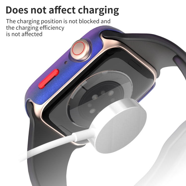For Apple Watch Series 3 & 2 & 1 38mm Chameleon Shockproof PC+Tempered Glass Protective Case