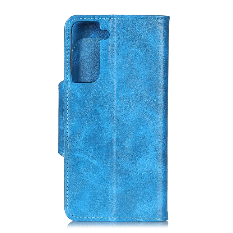 For Samsung Galaxy S21 5G Crazy Horse Texture Horizontal Flip Leather Case with Holder & 6-Card Slots & Wallet