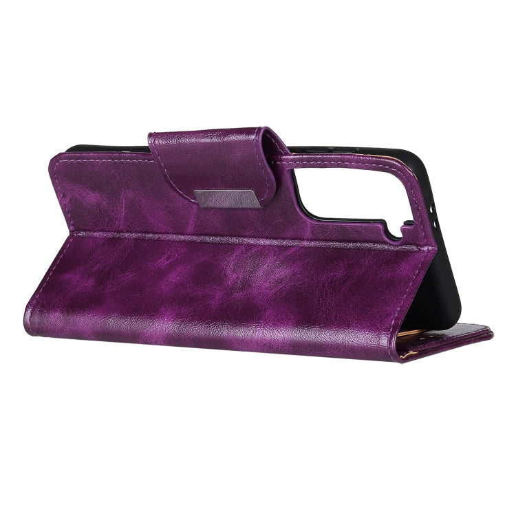 For Samsung Galaxy S21 5G Crazy Horse Texture Horizontal Flip Leather Case with Holder & 6-Card Slots & Wallet