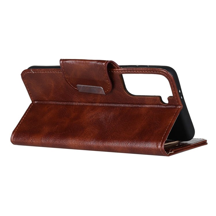 For Samsung Galaxy S21 5G Crazy Horse Texture Horizontal Flip Leather Case with Holder & 6-Card Slots & Wallet