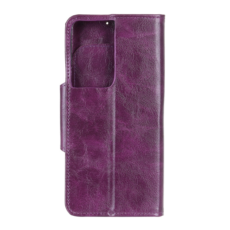 For Samsung Galaxy S21 Ultra 5G Crazy Horse Texture Horizontal Flip Leather Case with Holder & 6-Card Slots & Wallet
