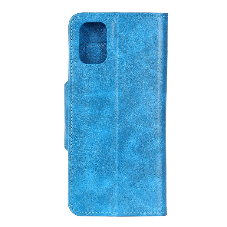For OPPO A54 5G / A74 5G / A93 5G Crazy Horse Texture Horizontal Flip Leather Case with Holder & 6-Card Slots & Wallet
