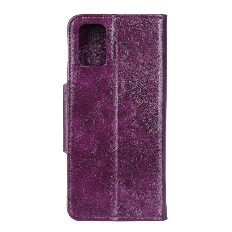 For OPPO A54 5G / A74 5G / A93 5G Crazy Horse Texture Horizontal Flip Leather Case with Holder & 6-Card Slots & Wallet