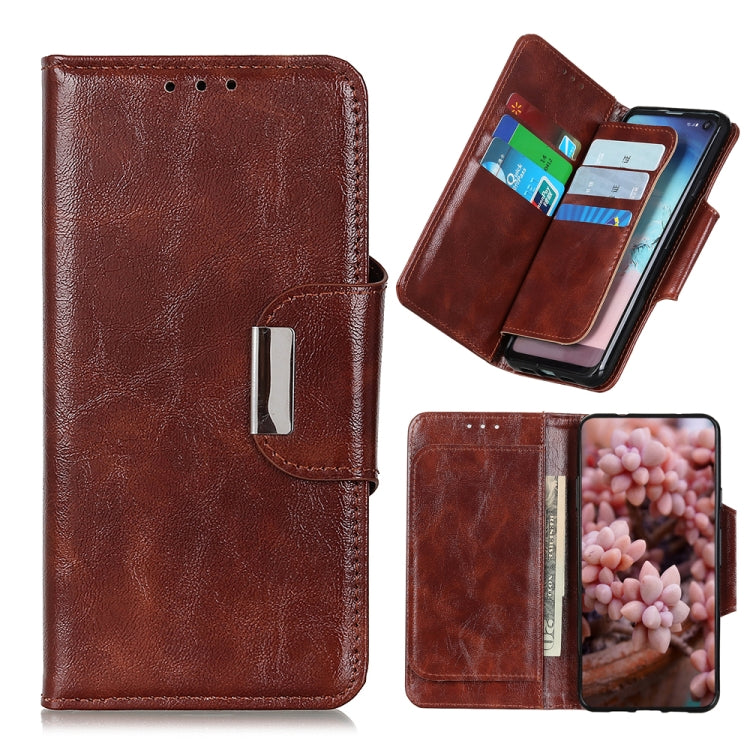 For OPPO A54 5G / A74 5G / A93 5G Crazy Horse Texture Horizontal Flip Leather Case with Holder & 6-Card Slots & Wallet