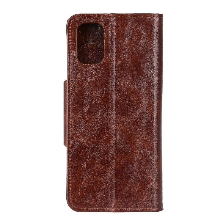 For OPPO Realme 7 Pro Crazy Horse Texture Horizontal Flip Leather Case with Holder & 6-Card Slots & Wallet