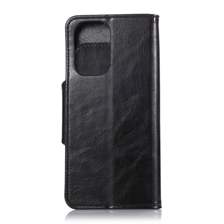 For OPPO Realme GT 5G Crazy Horse Texture Horizontal Flip Leather Case with Holder & 6-Card Slots & Wallet