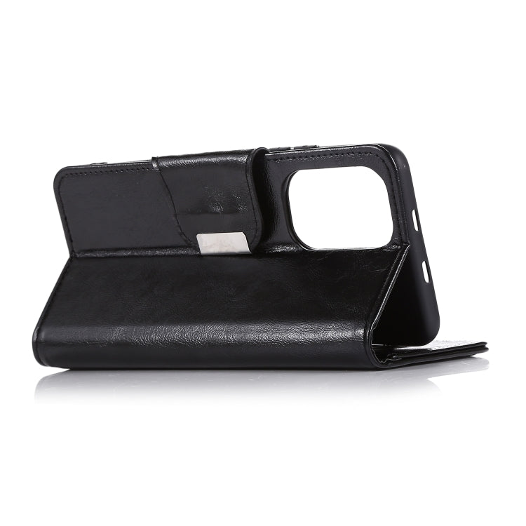 For OPPO Realme GT 5G Crazy Horse Texture Horizontal Flip Leather Case with Holder & 6-Card Slots & Wallet