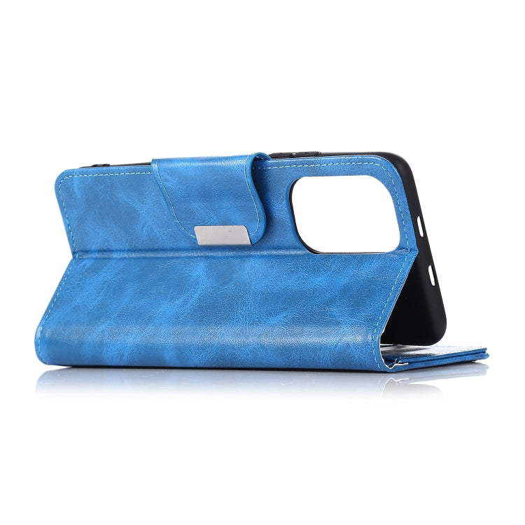 For OPPO Realme GT 5G Crazy Horse Texture Horizontal Flip Leather Case with Holder & 6-Card Slots & Wallet