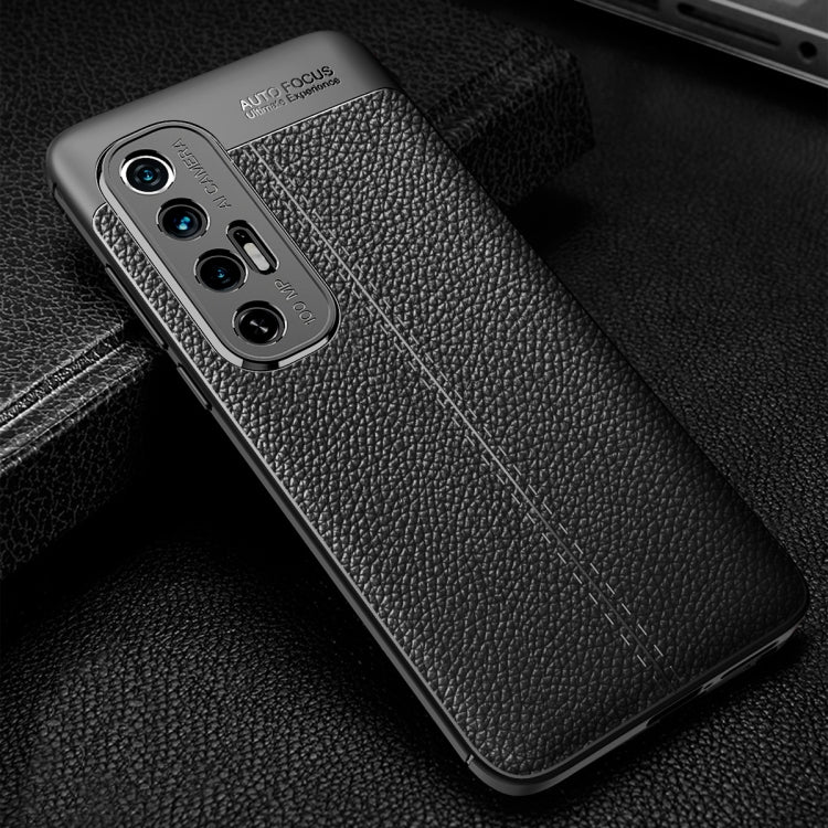 For Xiaomi Mi 10S Litchi Texture TPU Shockproof Case