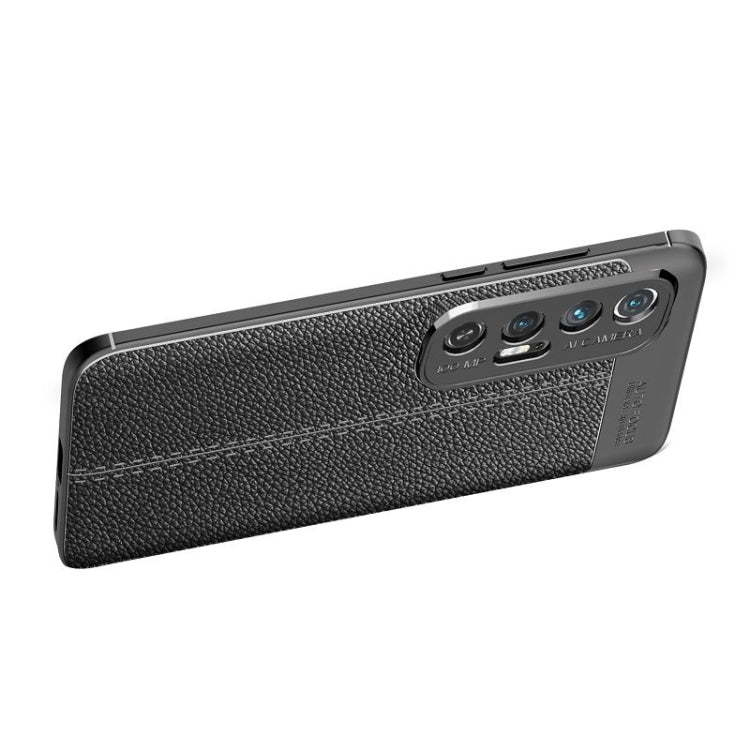 For Xiaomi Mi 10S Litchi Texture TPU Shockproof Case