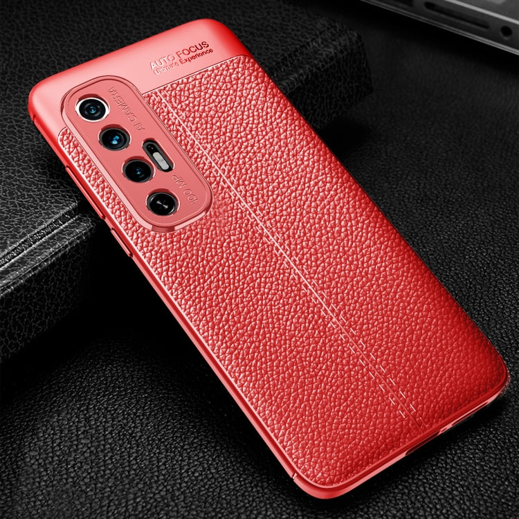 For Xiaomi Mi 10S Litchi Texture TPU Shockproof Case