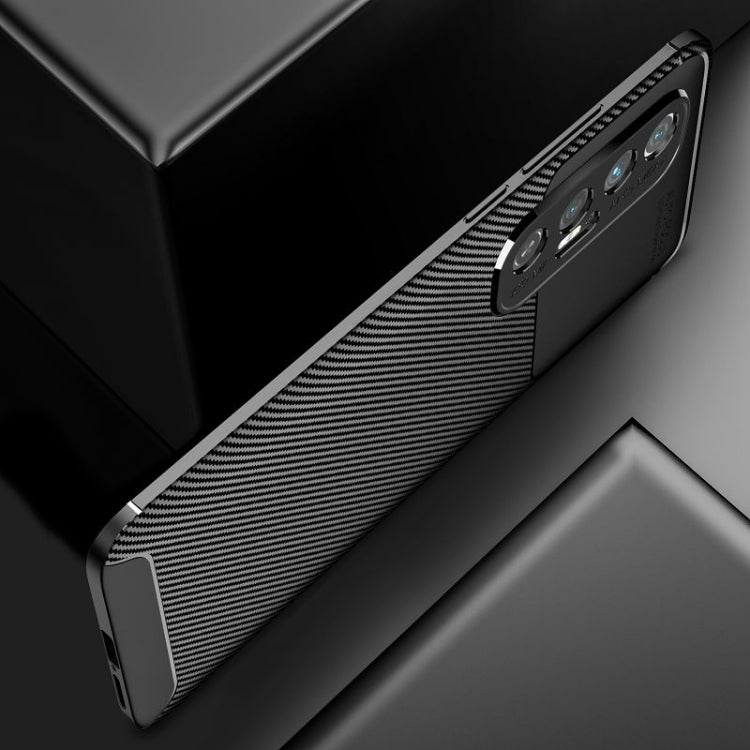 For Xiaomi Mi 10S Carbon Fiber Texture Shockproof TPU Case