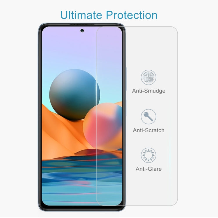 For Xiaomi Redmi Note 10 Pro / 10 Pro Max 10 PCS 0.26mm 9H 2.5D Tempered Glass Film