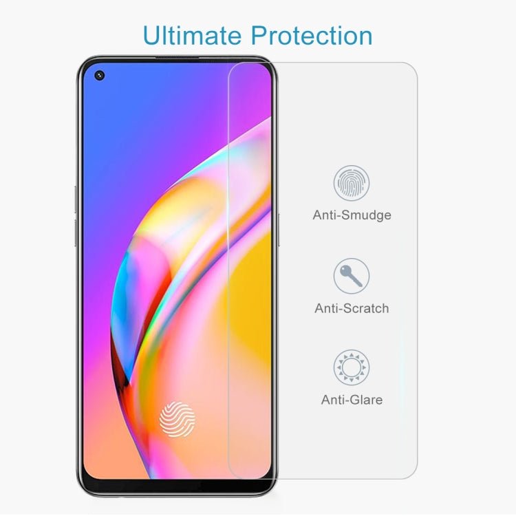 For OPPO F19 Pro 50 PCS 0.26mm 9H 2.5D Tempered Glass Film