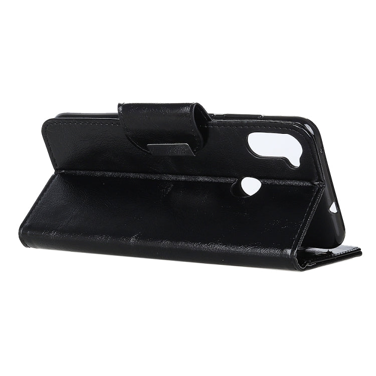For Samsung Galaxy A11 Crazy Horse Texture Horizontal Flip Leather Case with Holder & 6-Card Slots & Wallet