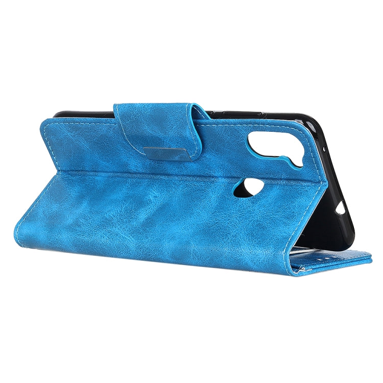 For Samsung Galaxy A11 Crazy Horse Texture Horizontal Flip Leather Case with Holder & 6-Card Slots & Wallet