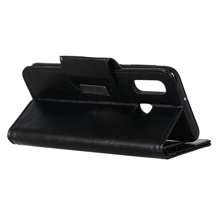 For Samsung Galaxy A70e Crazy Horse Texture Horizontal Flip Leather Case with Holder & 6-Card Slots & Wallet